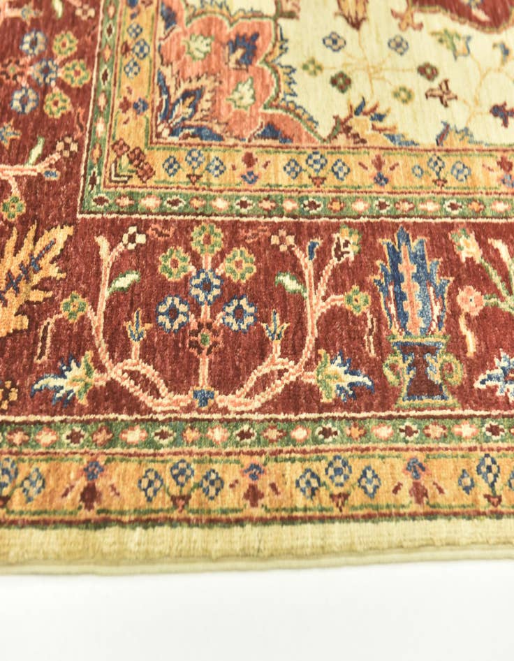 Detail image of  5' 7 x 7' 10  Hand Knotted Ariana Ziegler Oriental Rug