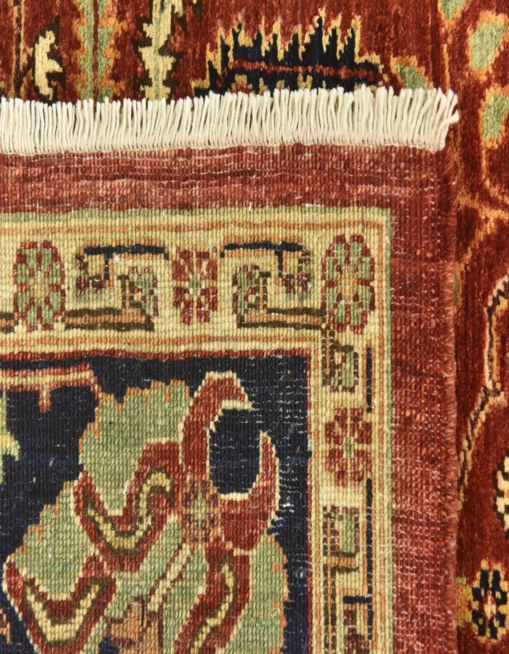 Detail image of  5' 9 x 7' 9  Hand Knotted Ariana Ziegler Rug