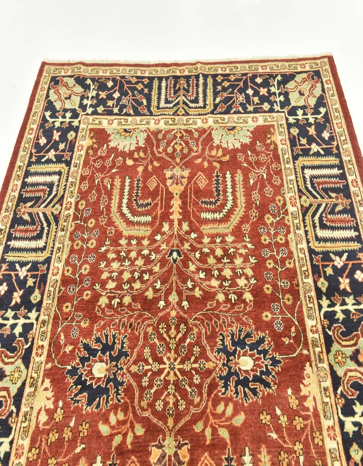 Detail image of  5' 9 x 7' 9  Hand Knotted Ariana Ziegler Rug