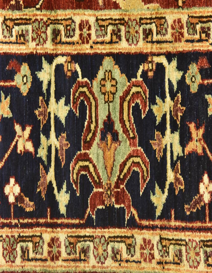 Detail image of  5' 9 x 7' 9  Hand Knotted Ariana Ziegler Rug