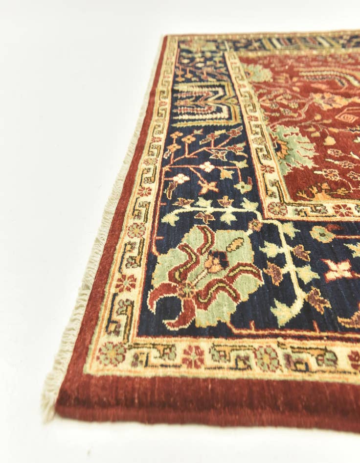 Detail image of  5' 9 x 7' 9  Hand Knotted Ariana Ziegler Rug