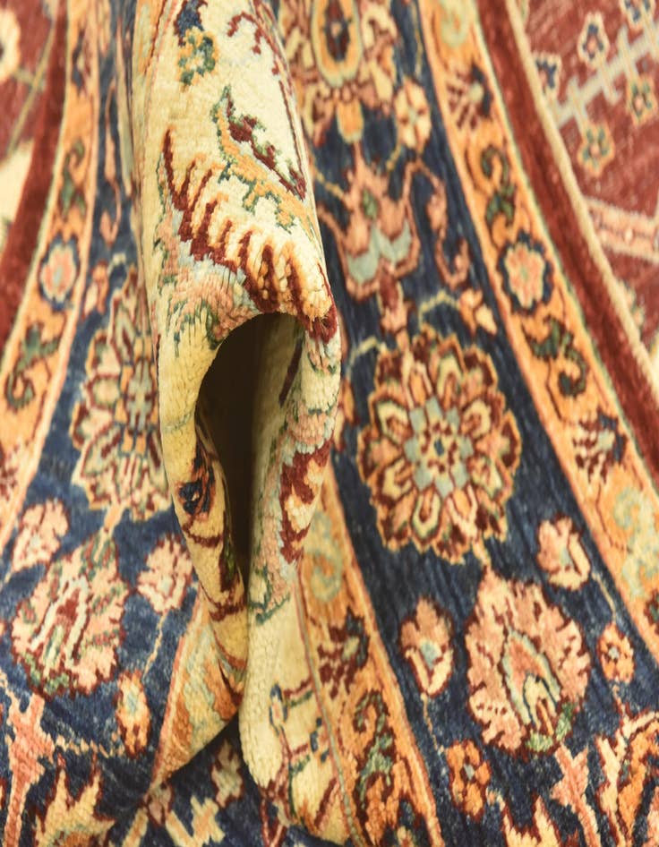 Detail image of  5' 8 x 7' 9  Hand Knotted Ariana Ziegler Rug