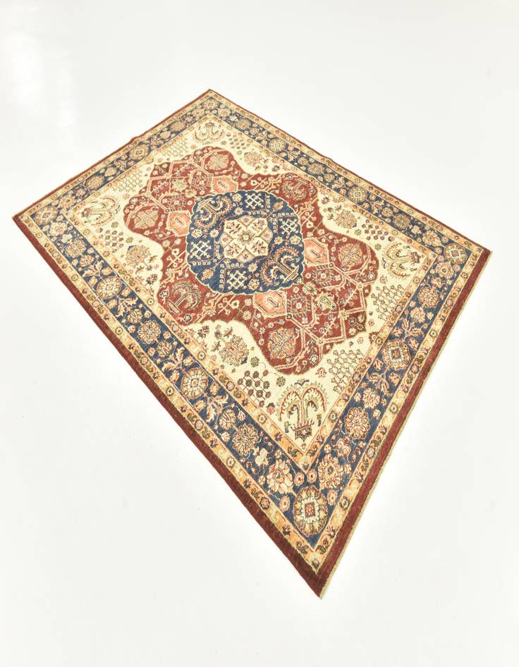 Detail image of  5' 8 x 7' 9  Hand Knotted Ariana Ziegler Rug