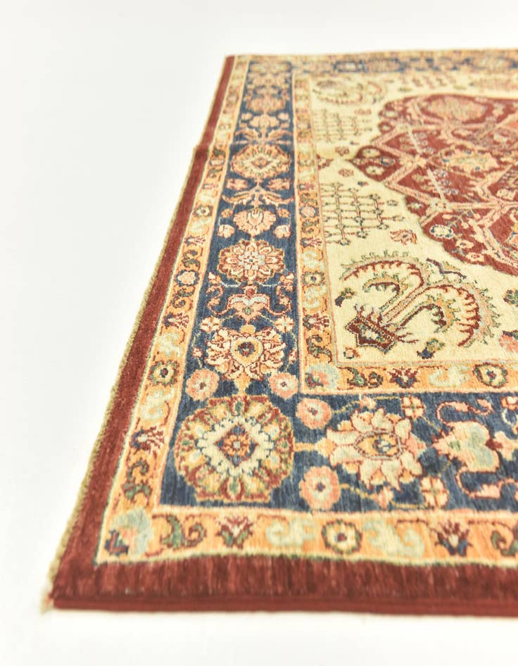 Detail image of  5' 8 x 7' 9  Hand Knotted Ariana Ziegler Rug