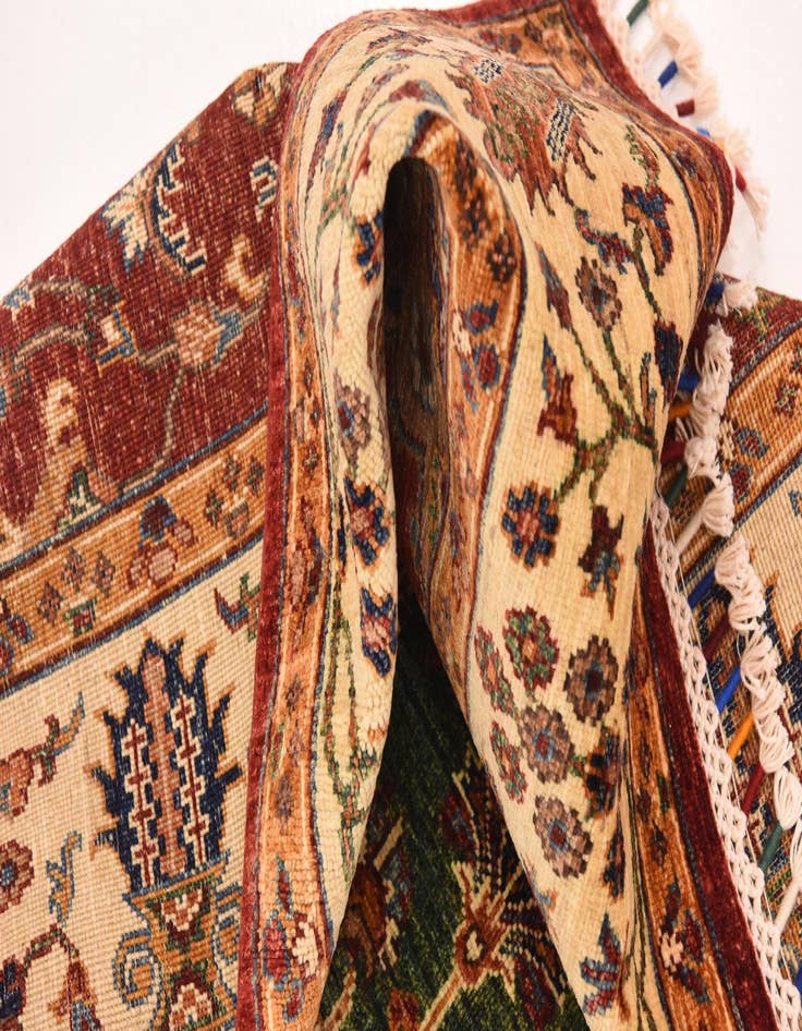 Detail image of  5' 6 x 8' 5  Hand Knotted Ariana Ziegler Rug