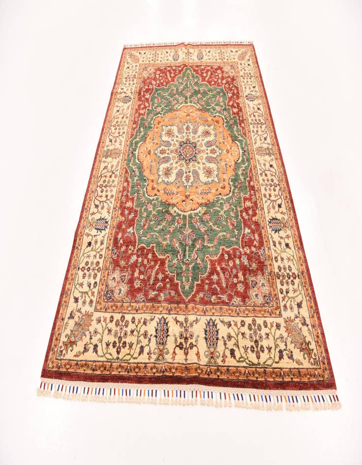 Detail image of  5' 6 x 8' 5  Hand Knotted Ariana Ziegler Rug