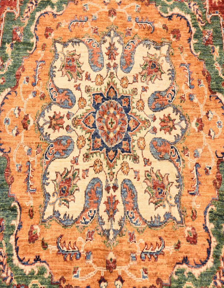 Detail image of  5' 6 x 8' 5  Hand Knotted Ariana Ziegler Rug
