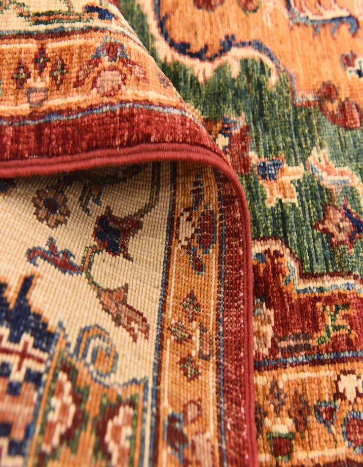 Detail image of  5' 6 x 8' 5  Hand Knotted Ariana Ziegler Rug