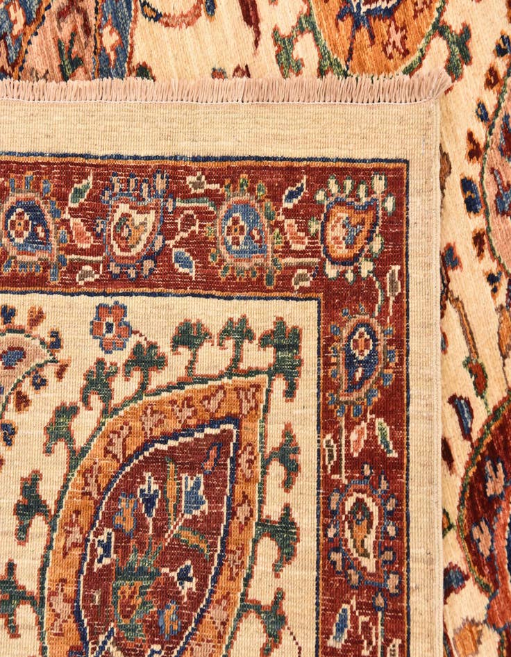 Detail image of  5' 1 x 6' 7  Hand Knotted Ariana Ziegler Rug