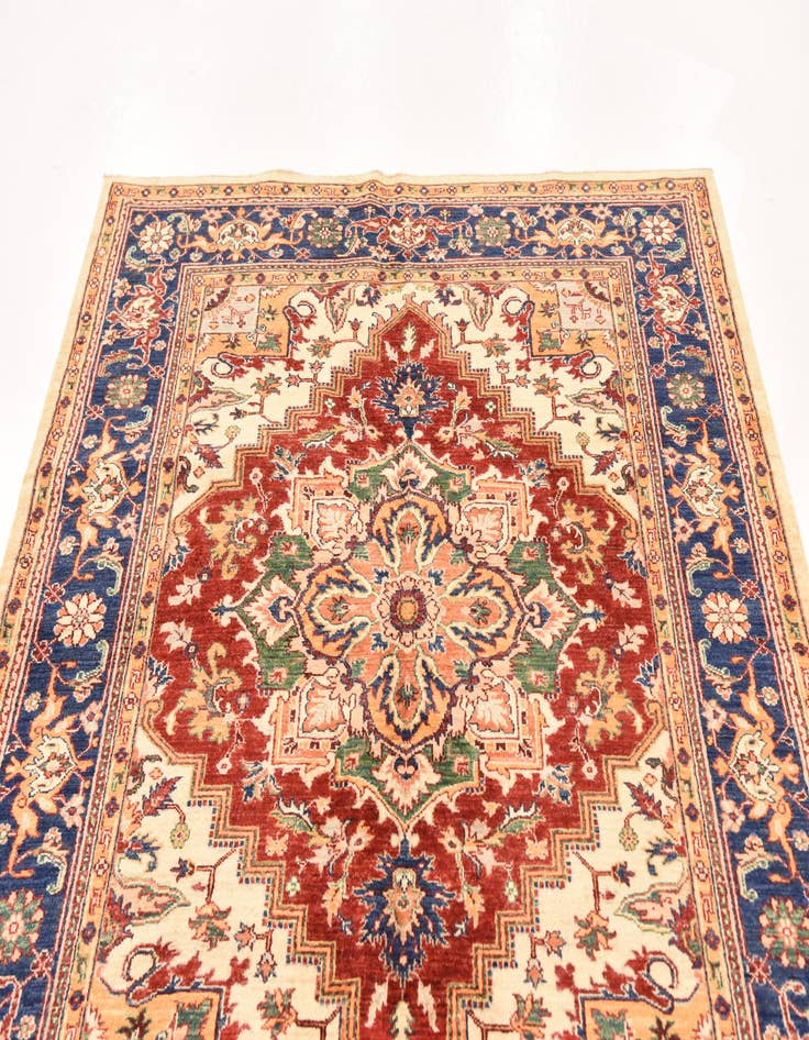 Detail image of  5' 2 x 6' 4  Hand Knotted Ariana Ziegler Rug