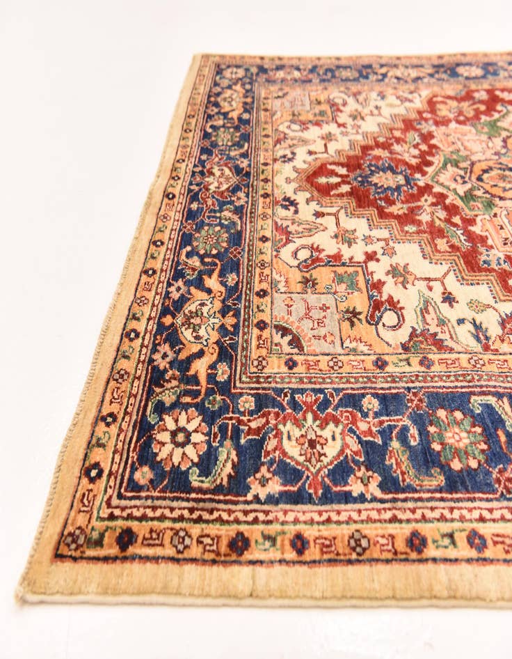 Detail image of  5' 2 x 6' 4  Hand Knotted Ariana Ziegler Rug