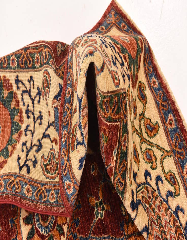 Detail image of  5' 1 x 6' 8  Hand Knotted Ariana Ziegler Rug