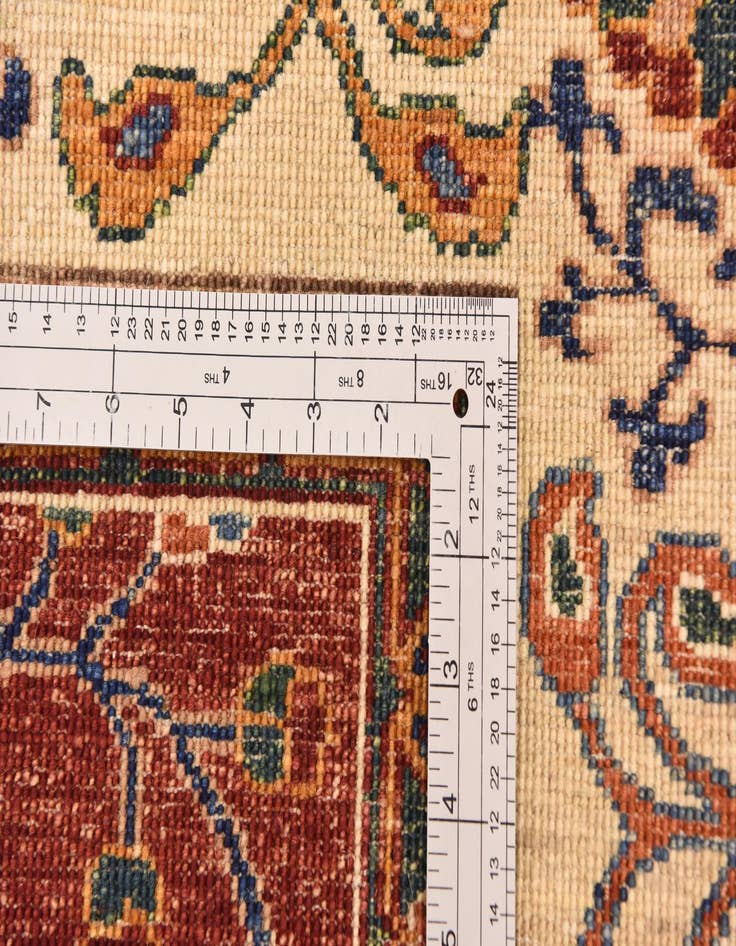 Detail image of  5' 1 x 6' 8  Hand Knotted Ariana Ziegler Rug