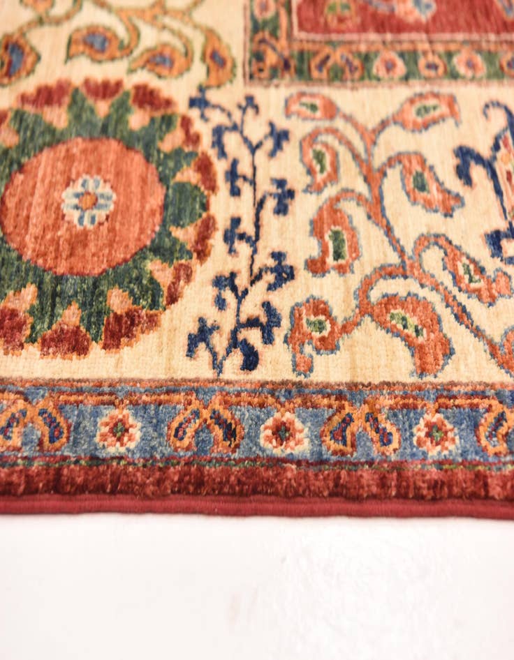 Detail image of  5' 1 x 6' 8  Hand Knotted Ariana Ziegler Rug