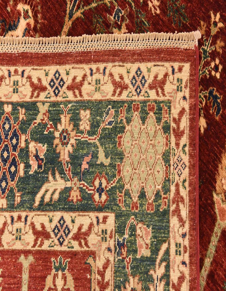 Detail image of  6' 7 x 9' 10  Hand Knotted Ariana Ziegler Rug