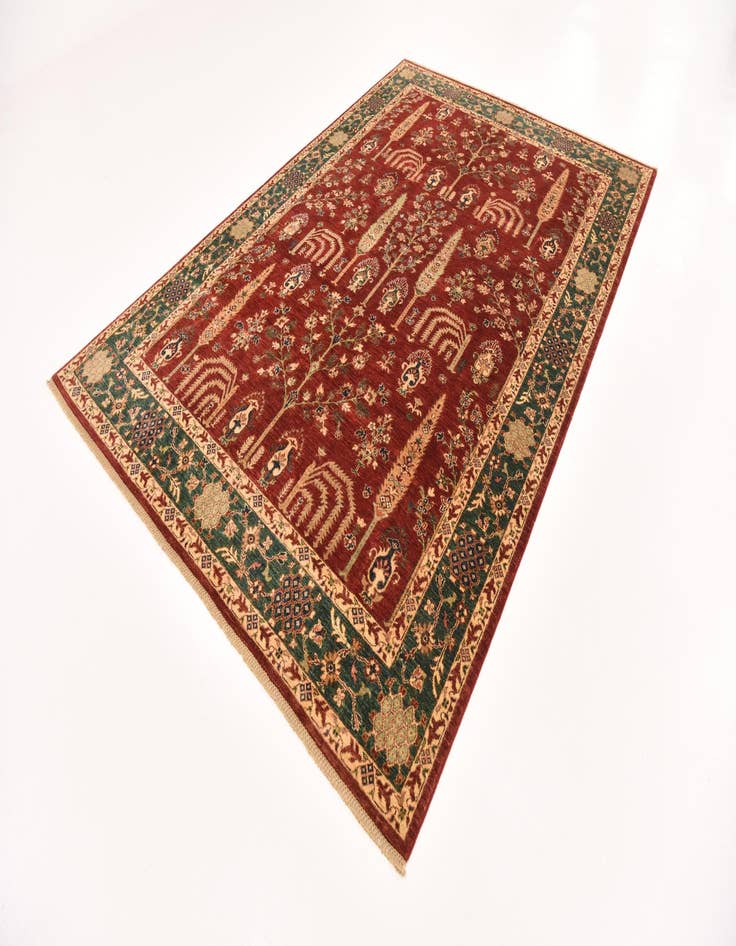 Detail image of  6' 7 x 9' 10  Hand Knotted Ariana Ziegler Rug