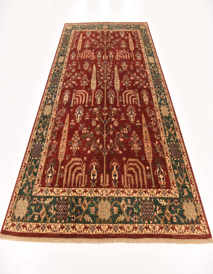 Detail image of  6' 7 x 9' 10  Hand Knotted Ariana Ziegler Rug