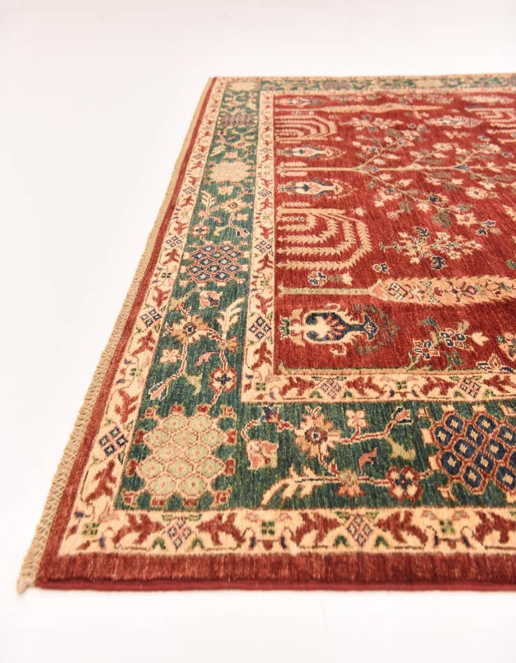 Detail image of  6' 7 x 9' 10  Hand Knotted Ariana Ziegler Rug