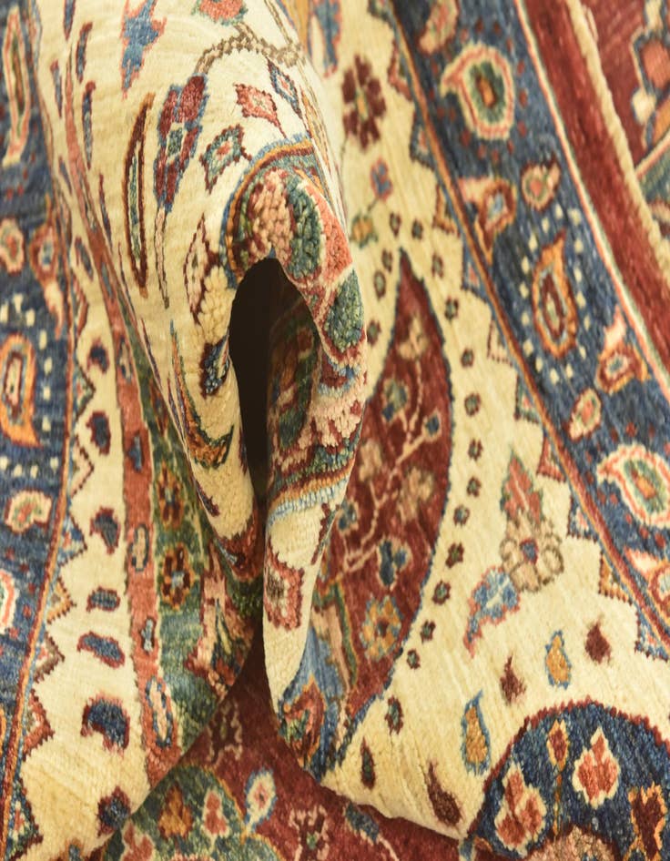 Detail image of  6' 7 x 9' 8  Hand Knotted Ariana Ziegler Oriental Rug