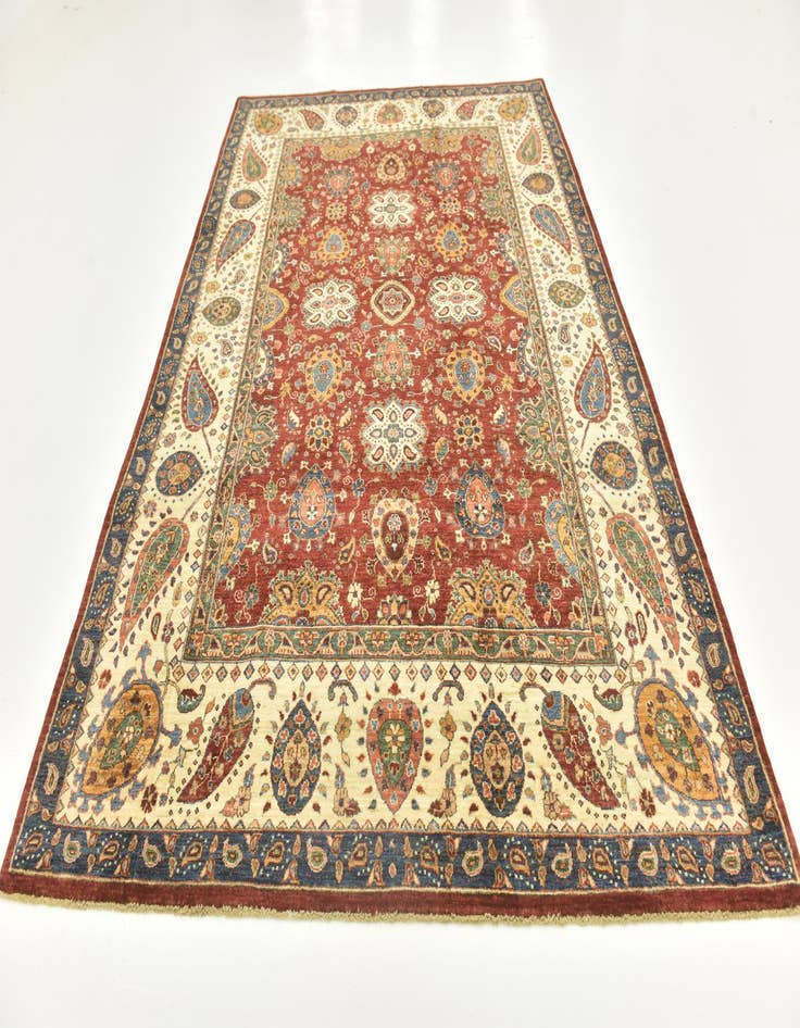 Detail image of  6' 7 x 9' 8  Hand Knotted Ariana Ziegler Oriental Rug