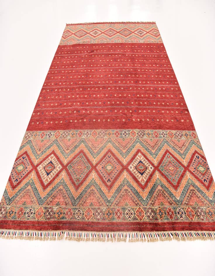 Detail image of  8' 1 x 11' 4  Hand Knotted Ariana Ziegler Rug