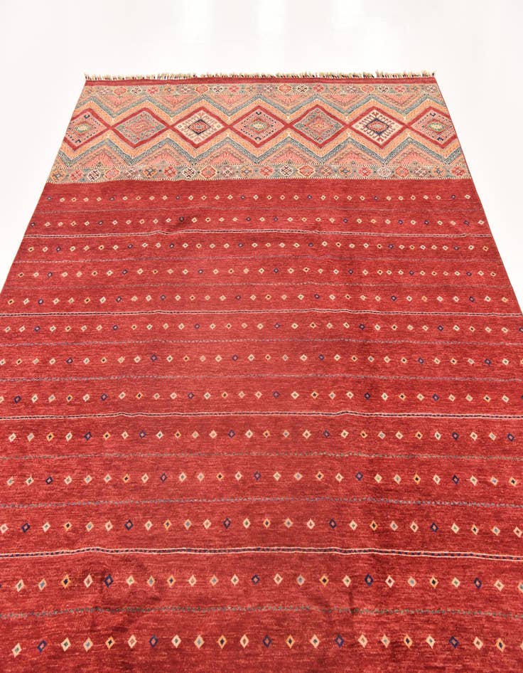 Detail image of  8' 1 x 11' 4  Hand Knotted Ariana Ziegler Rug