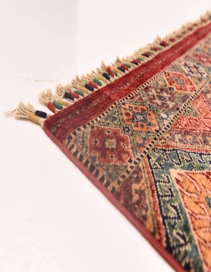 Detail image of  8' 1 x 11' 4  Hand Knotted Ariana Ziegler Rug