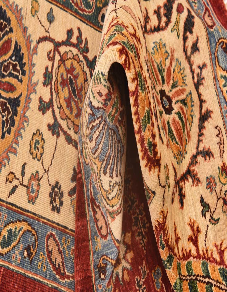 Detail image of  6' 11 x 9' 5  Hand Knotted Ariana Ziegler Rug