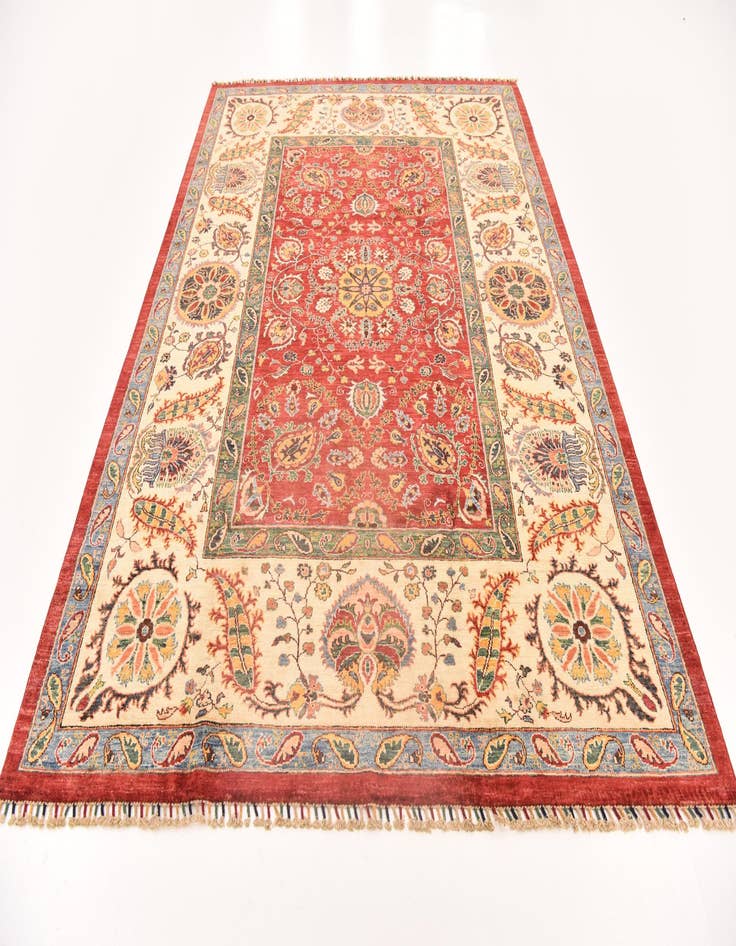 Detail image of  6' 11 x 9' 5  Hand Knotted Ariana Ziegler Rug