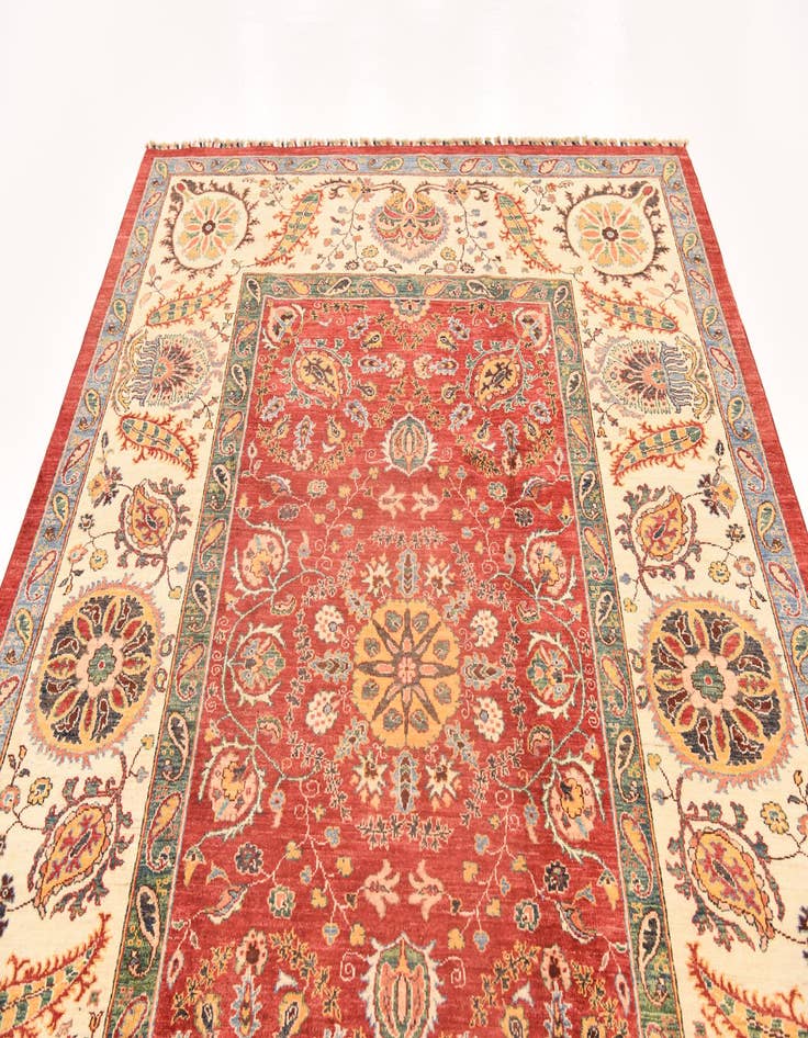 Detail image of  6' 11 x 9' 5  Hand Knotted Ariana Ziegler Rug