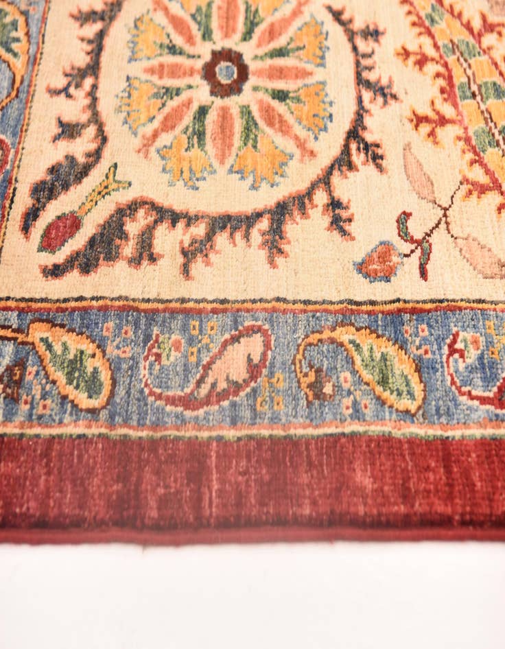 Detail image of  6' 11 x 9' 5  Hand Knotted Ariana Ziegler Rug