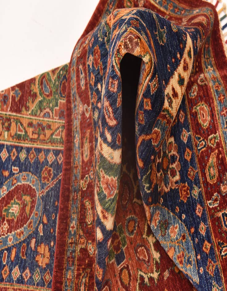 Detail image of  6' 9 x 10' 1  Hand Knotted Ariana Ziegler Rug