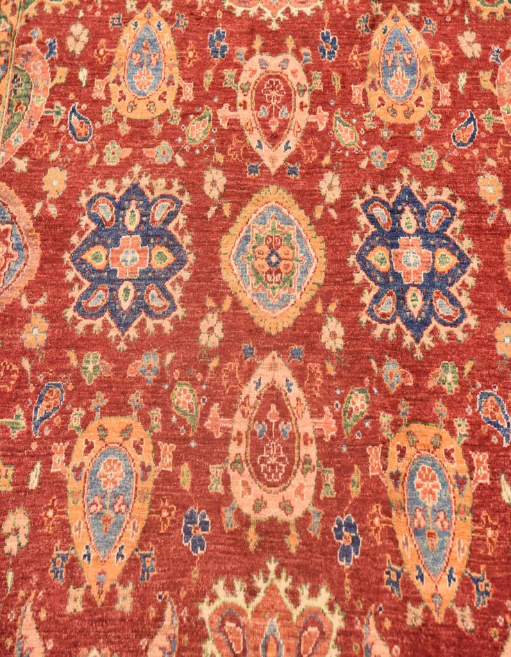 Detail image of  6' 9 x 10' 1  Hand Knotted Ariana Ziegler Rug