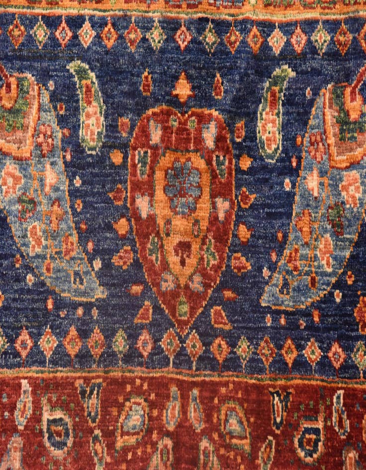 Detail image of  6' 9 x 10' 1  Hand Knotted Ariana Ziegler Rug