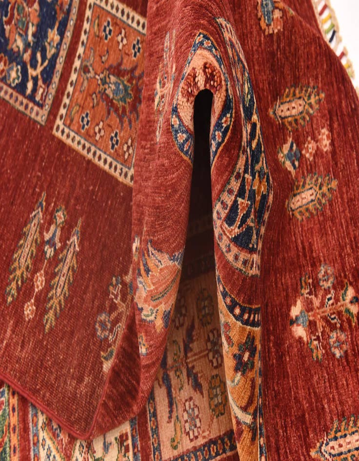 Detail image of  7' x 9' 4  Hand Knotted Ariana Ziegler Rug