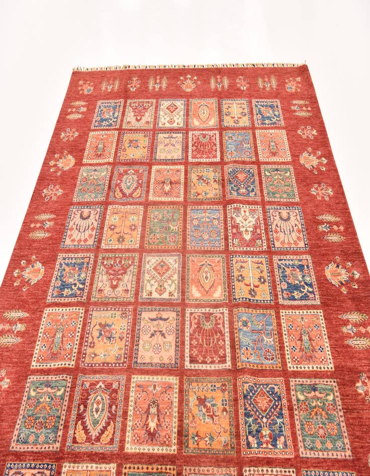 Detail image of  7' x 9' 4  Hand Knotted Ariana Ziegler Rug