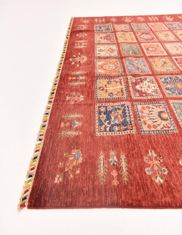 Detail image of  7' x 9' 4  Hand Knotted Ariana Ziegler Rug