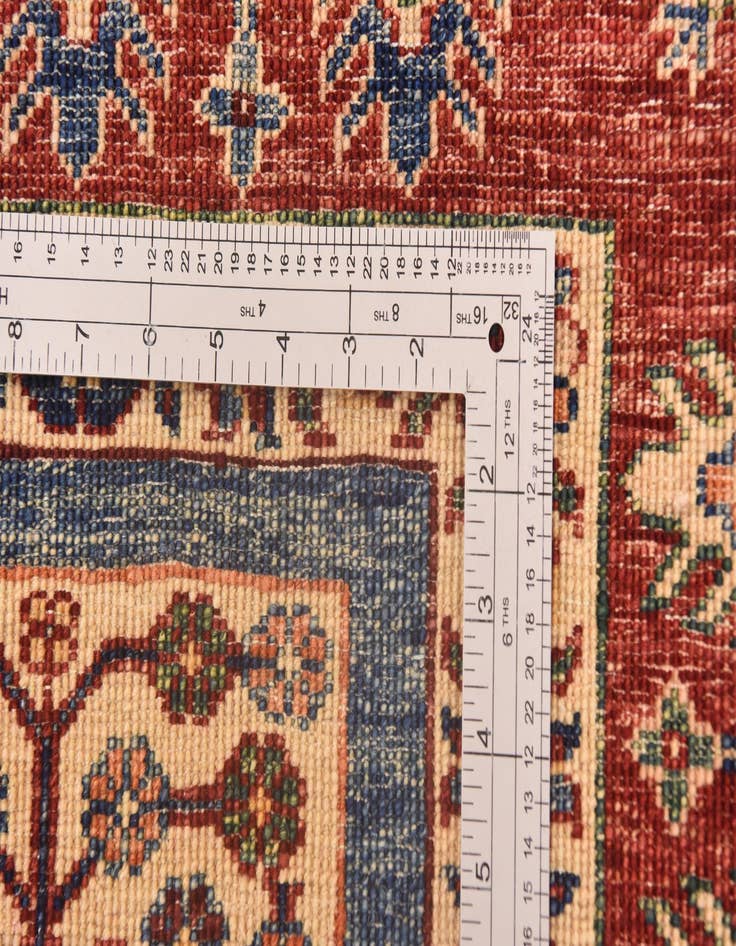 Detail image of  5' 10 x 7' 9  Hand Knotted Ariana Ziegler Rug