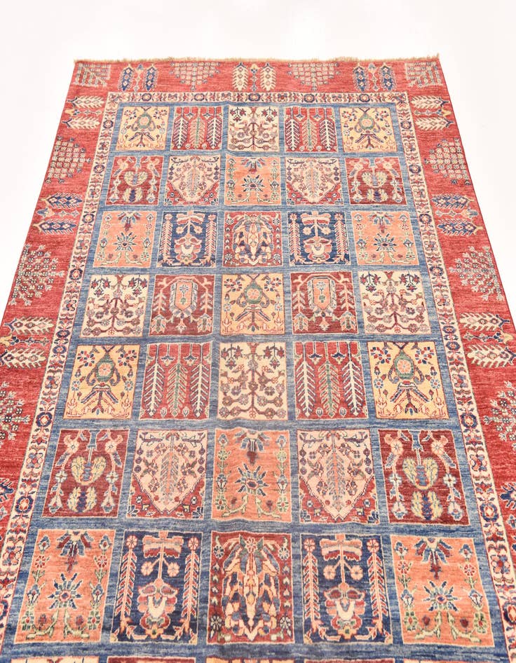 Detail image of  5' 10 x 7' 9  Hand Knotted Ariana Ziegler Rug