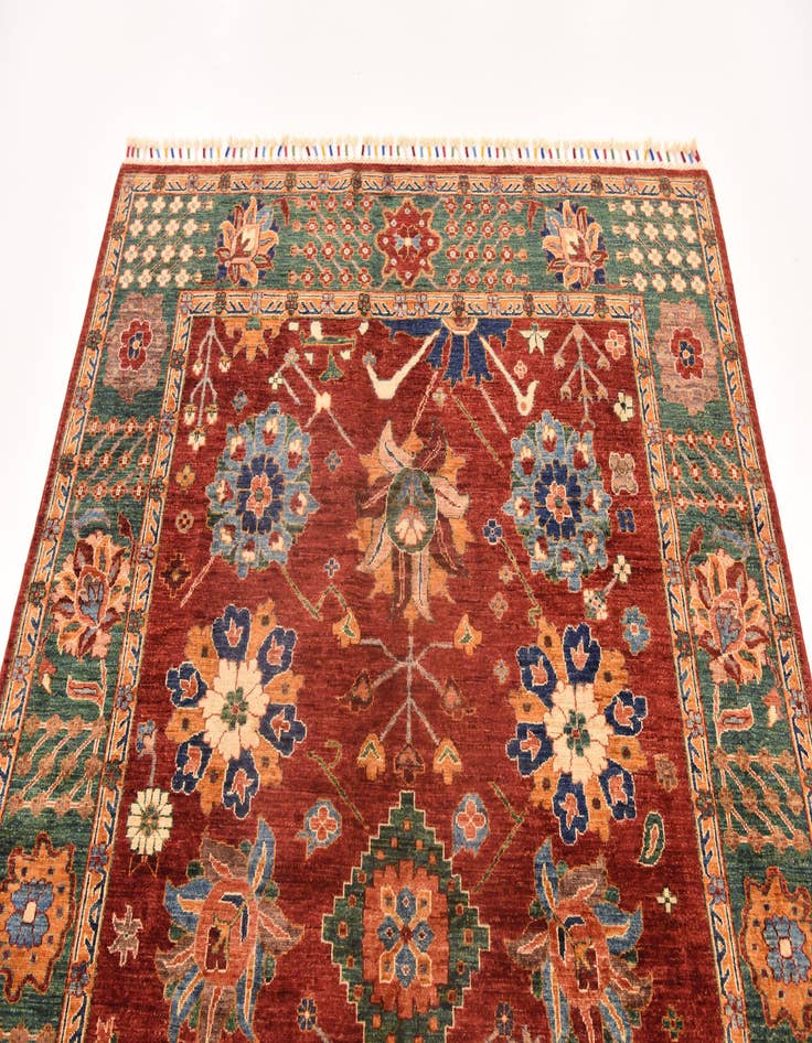 Detail image of  5' 9 x 7' 8  Hand Knotted Ariana Ziegler Rug