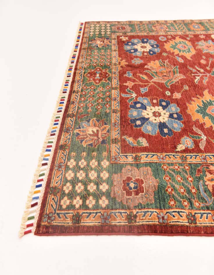 Detail image of  5' 9 x 7' 8  Hand Knotted Ariana Ziegler Rug