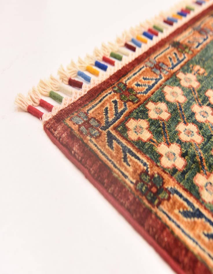 Detail image of  5' 9 x 7' 8  Hand Knotted Ariana Ziegler Rug