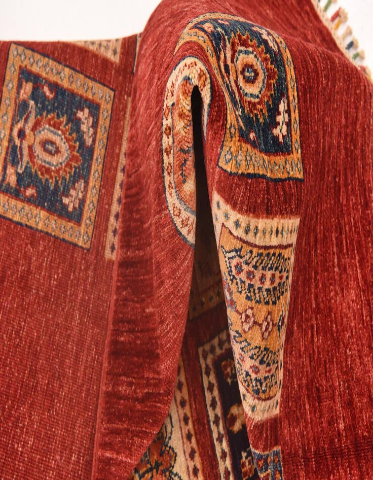 Detail image of  5' 8 x 7' 6  Hand Knotted Ariana Ziegler Rug