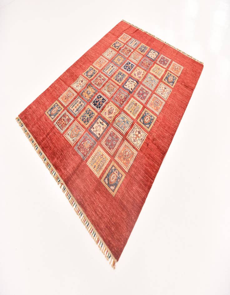 Detail image of  5' 8 x 7' 6  Hand Knotted Ariana Ziegler Rug