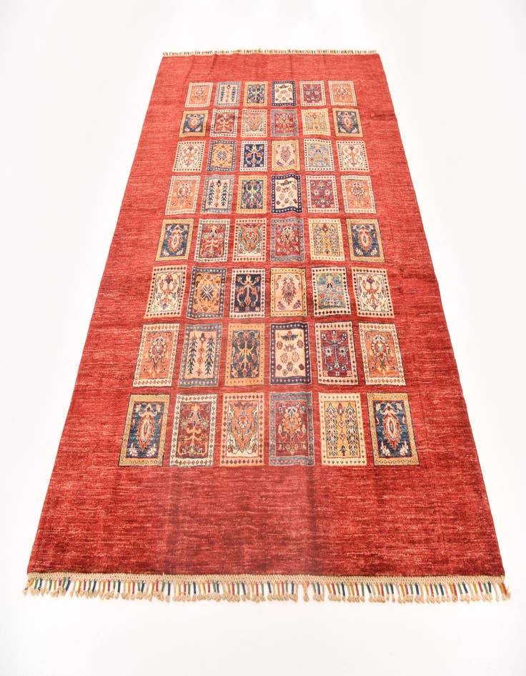 Detail image of  5' 8 x 7' 6  Hand Knotted Ariana Ziegler Rug