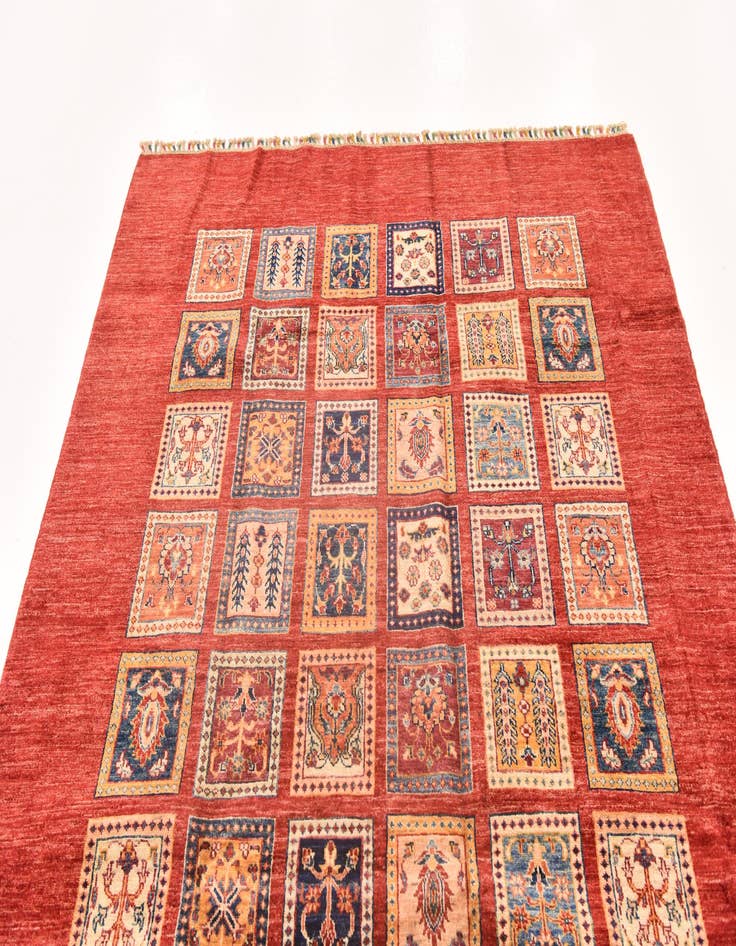 Detail image of  5' 8 x 7' 6  Hand Knotted Ariana Ziegler Rug