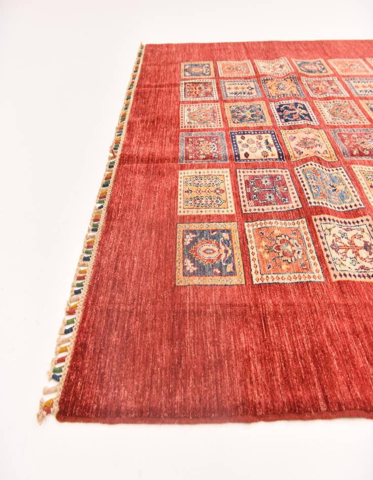 Detail image of  5' 8 x 7' 6  Hand Knotted Ariana Ziegler Rug