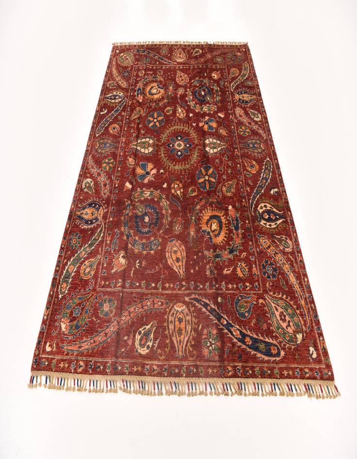 Detail image of  5' 7 x 7' 10  Hand Knotted Ariana Ziegler Rug