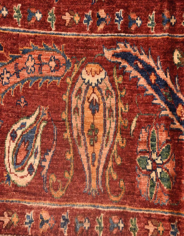 Detail image of  5' 7 x 7' 10  Hand Knotted Ariana Ziegler Rug