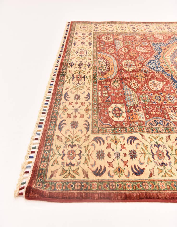 Detail image of  5' 11 x 8' 6  Hand Knotted Ariana Ziegler Rug